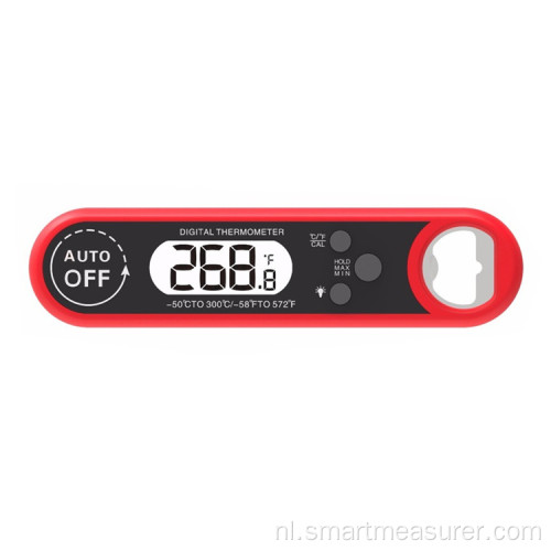 Super snelle reactie waterdichte digitale vleesthermometer met ingebouwde flesopener